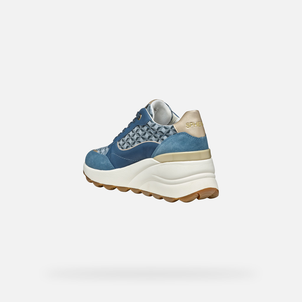 Geox spherica ec13 mujer D45WAA085DSC4005 Zapatillas de cuña COMPRAR AHORA