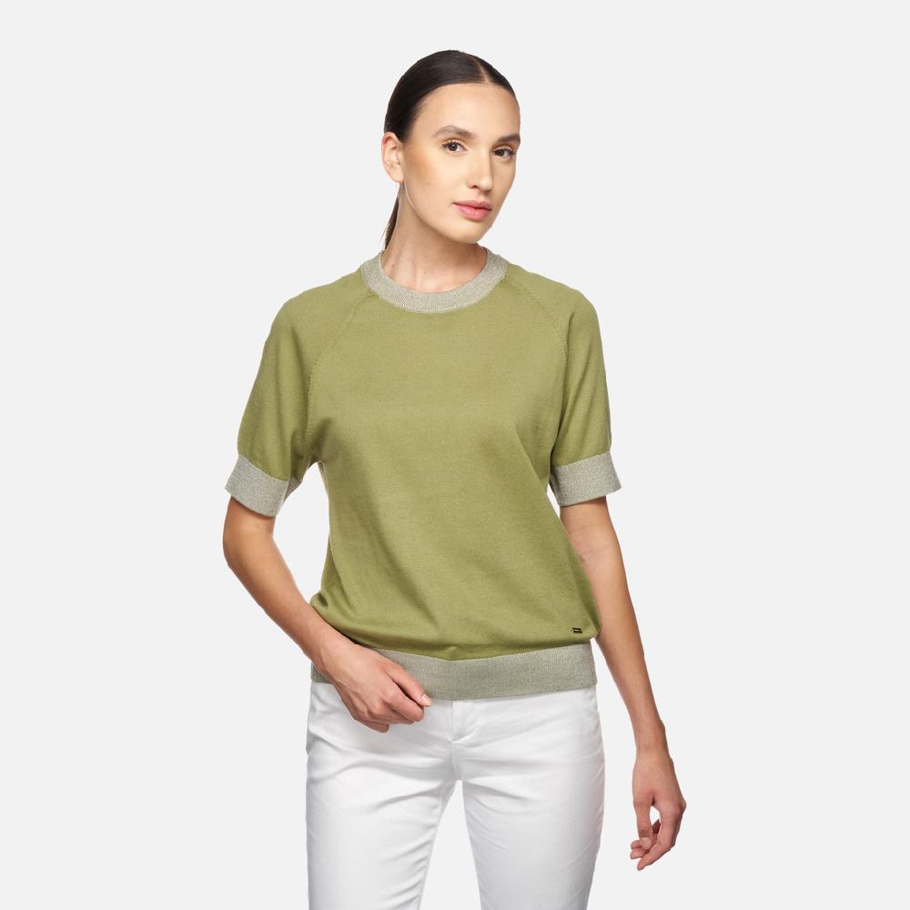 Geox knit mujer W5570BT3239F3275 Camiseta Oferta exclusiva
