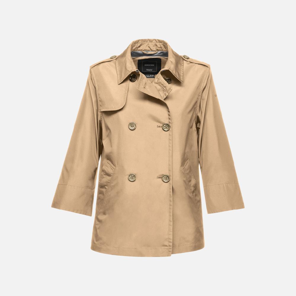 Geox soleil mujer W5522MT3111F5198 Gabardina corta