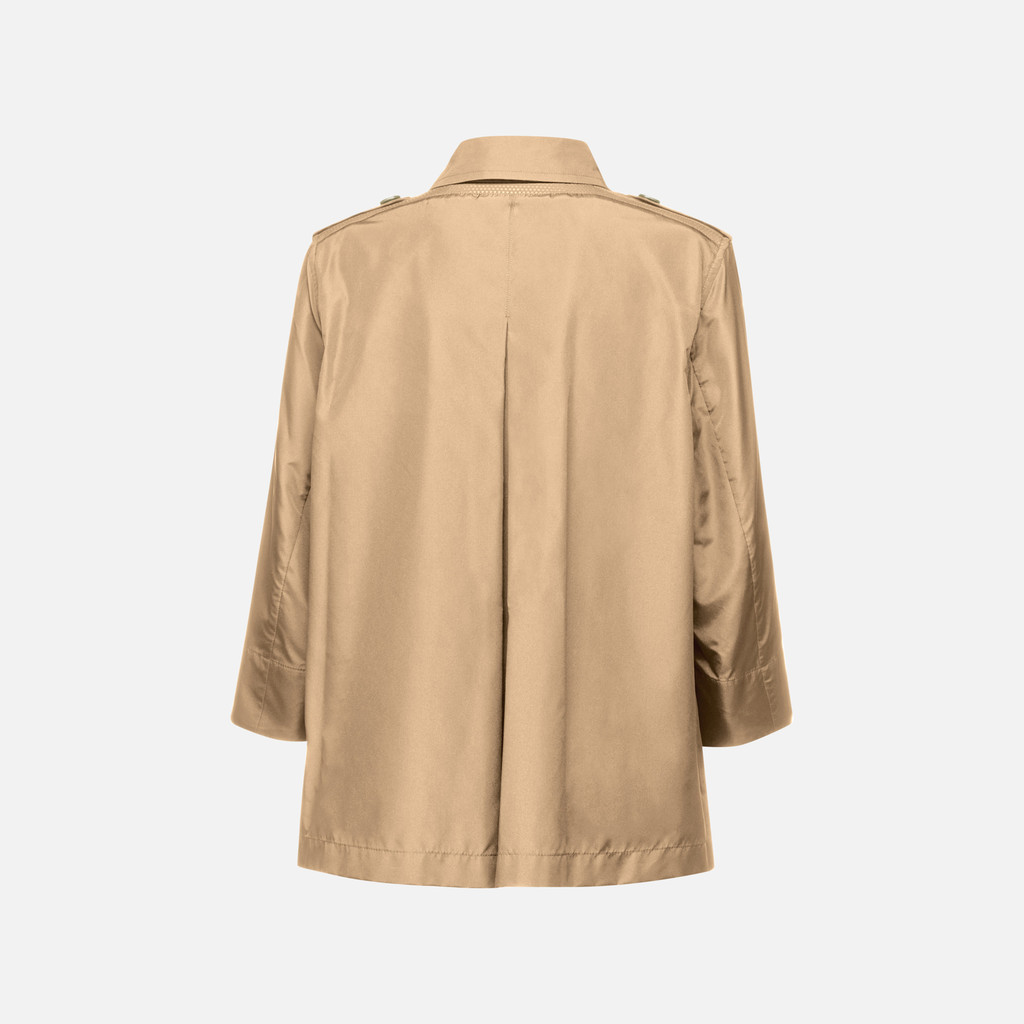 Geox soleil mujer W5522MT3111F5198 Gabardina corta Ofertas de temporada