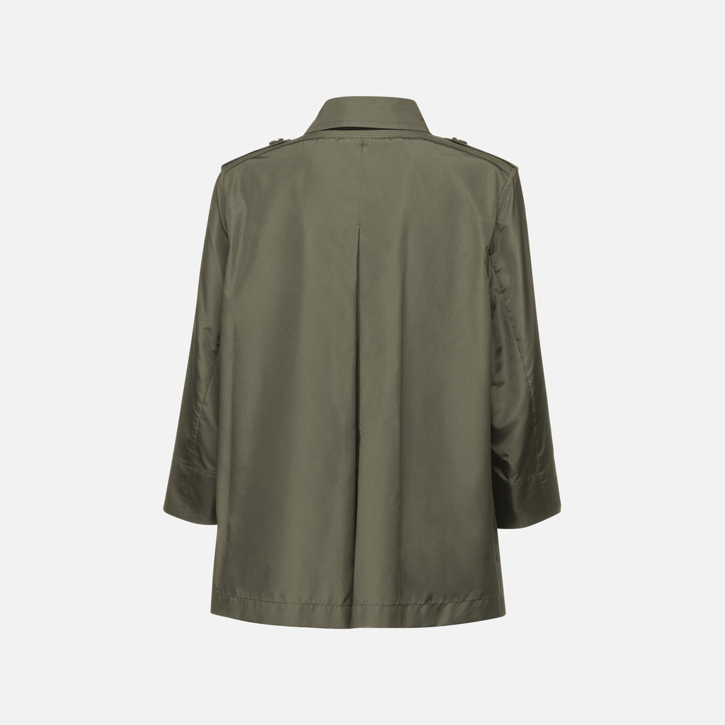 Geox soleil mujer W5522MT3111F3272 Gabardina corta Rebajas de fin de temporada