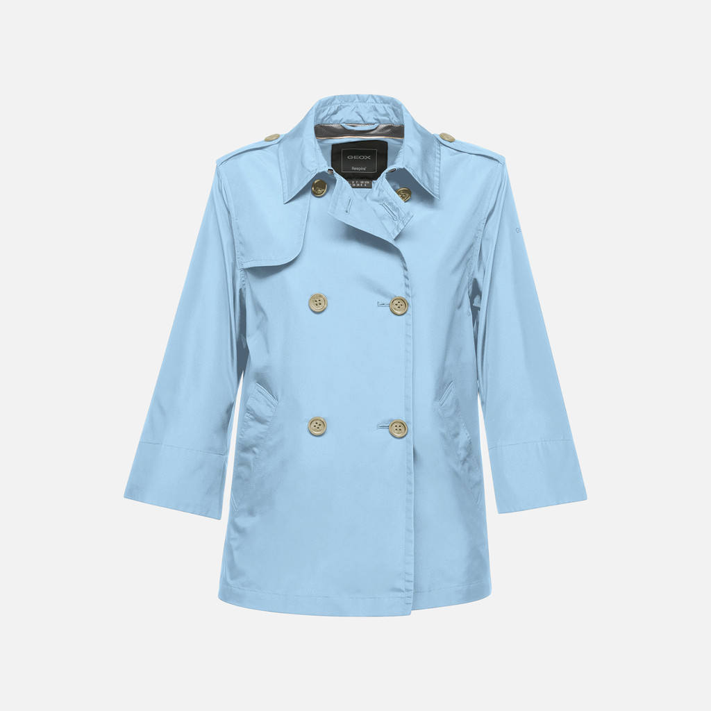 Geox soleil mujer W5522MT3111F4188 Gabardina corta