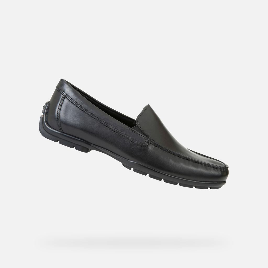 Geox moner w 2fit hombre U72Q6A00043C9999 Mocasines de cuero