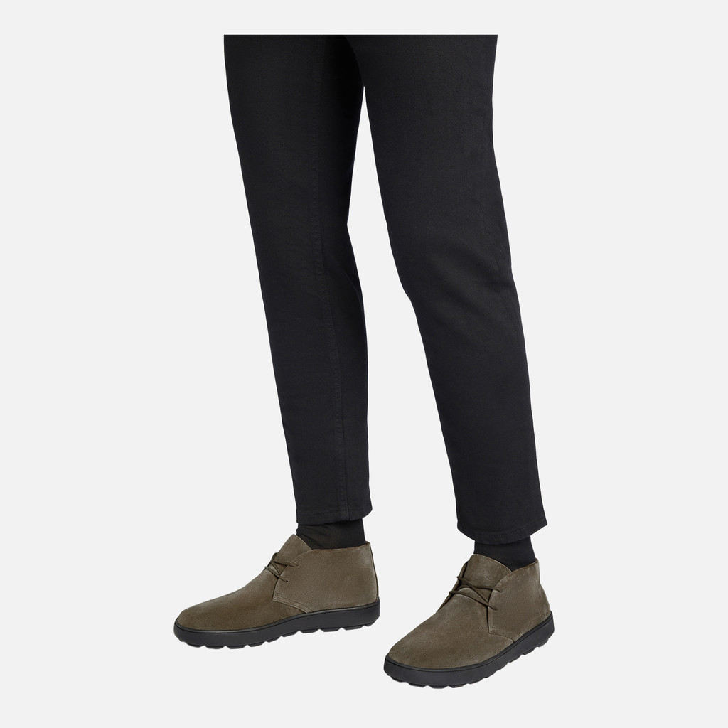 Geox spherica ecub-1 hombre U45GPB00022C1018 Zapatos de ante Promoción trimestral