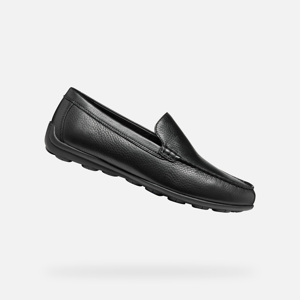 Geox spherica ec16 hombre U55HYA00046C9999 Mocasines de cuero