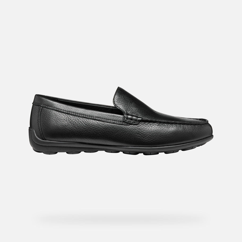 Geox spherica ec16 hombre U55HYA00046C9999 Mocasines de cuero Superdescuento