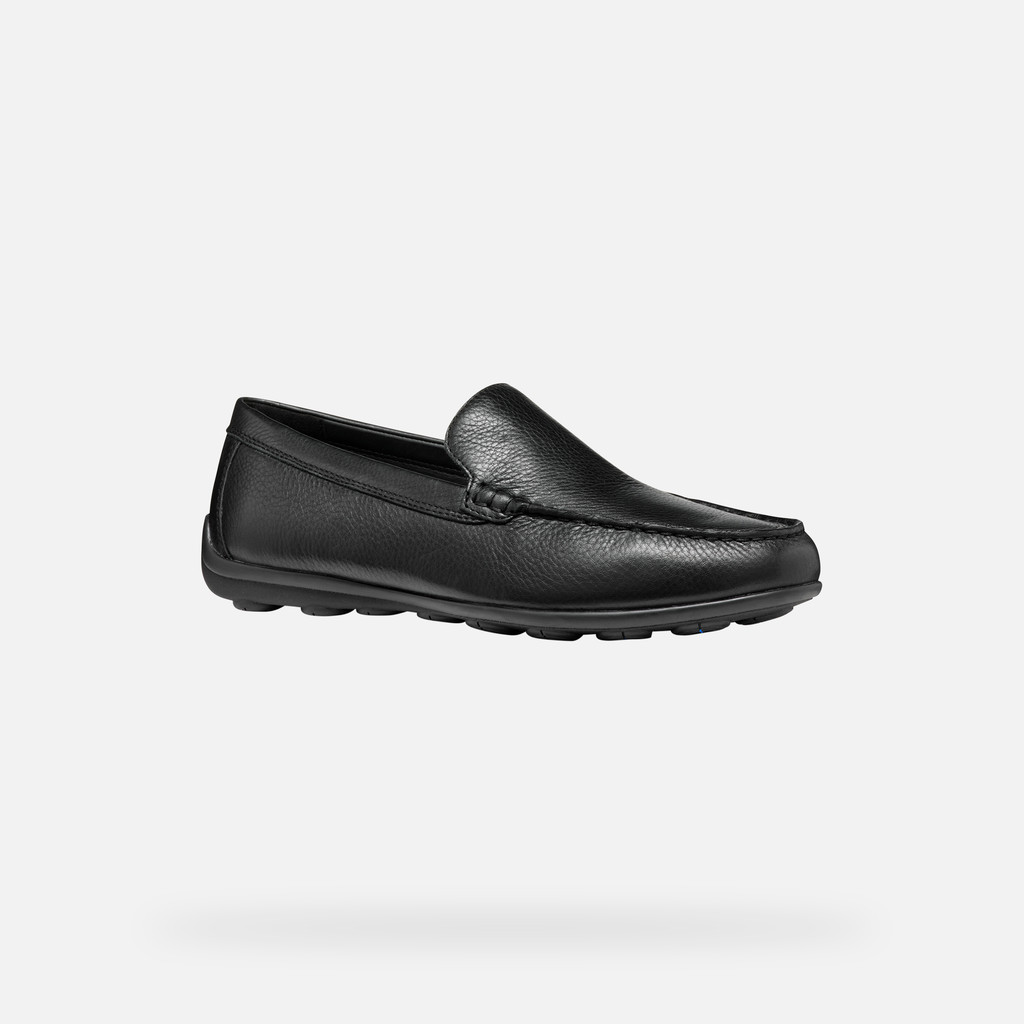 Geox spherica ec16 hombre U55HYA00046C9999 Mocasines de cuero Superdescuento