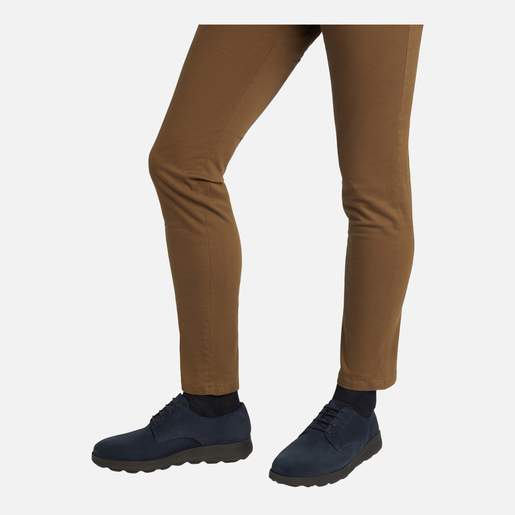 Geox spherica ec10 hombre U45GHA00020C4002 Zapatos de ante Liquidación