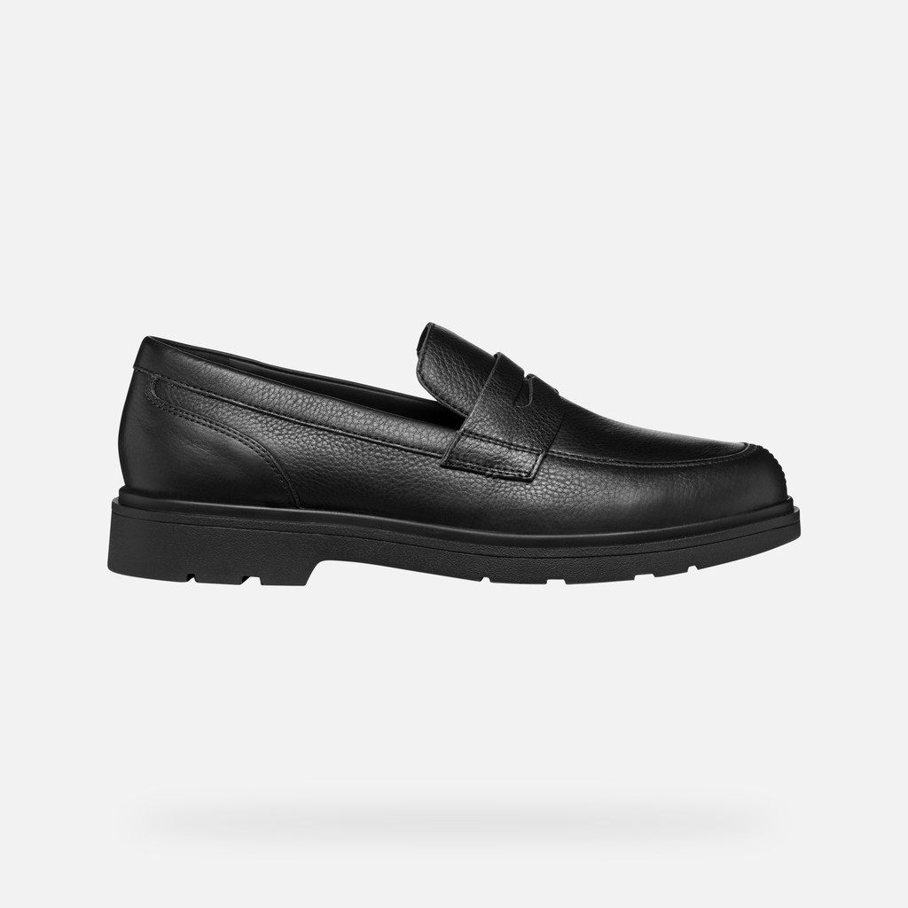 Geox spherica ec1 hombre U36D1A00046C9997 Mocasines de cuero Envío internacional gratuito