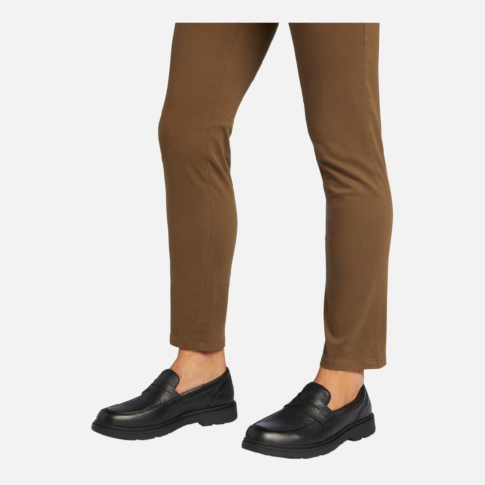 Geox spherica ec1 hombre U36D1A00046C9997 Mocasines de cuero Envío internacional gratuito