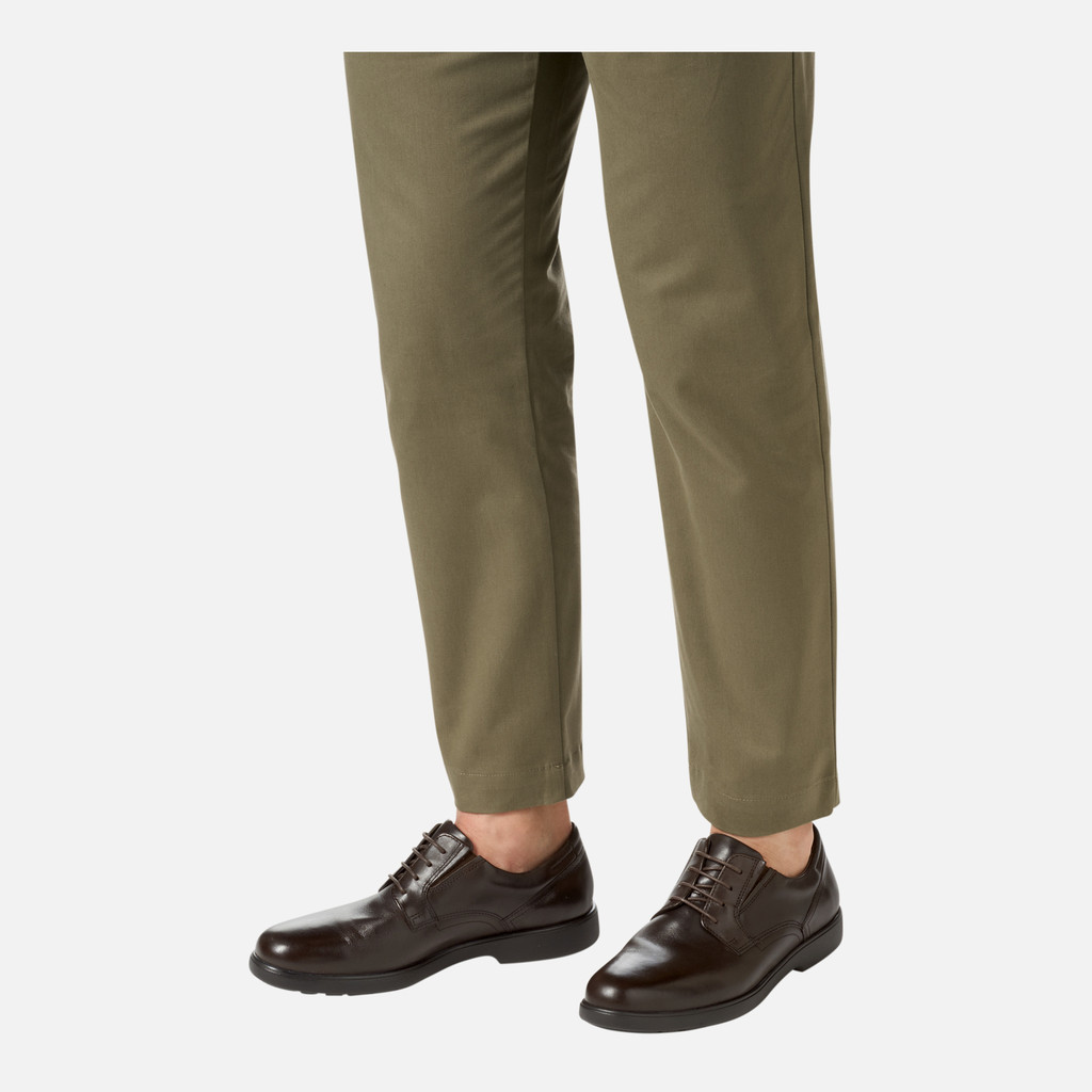 Geox spherica ec11 hombre U35EFA00043C6009 Zapatos de piel Limitado a 3 días
