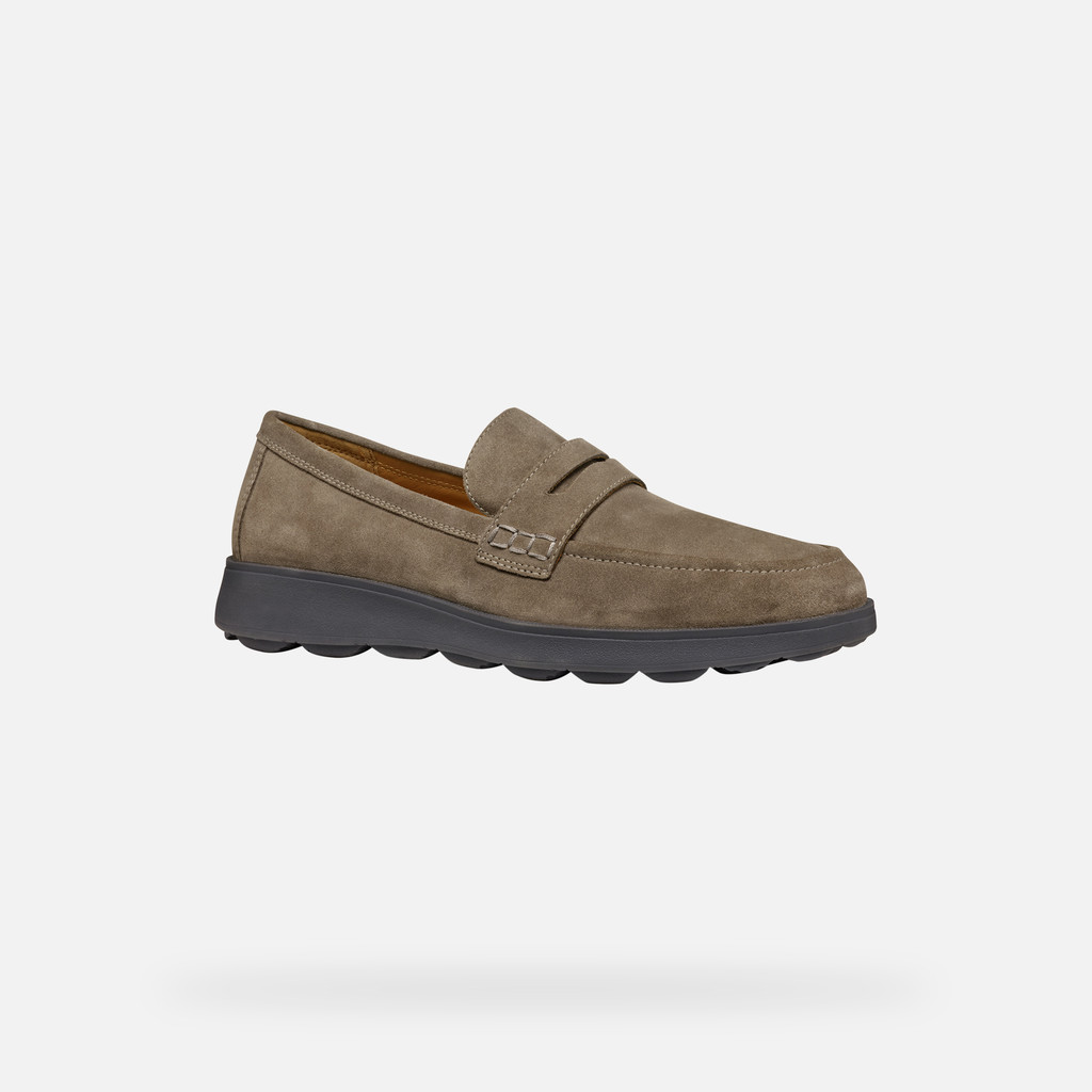 Geox spherica ec10 hombre U45GHC00020C1018 Mocasines de ante Libre de impuestos
