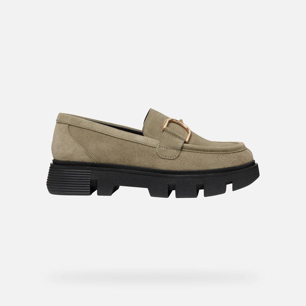 Geox vilde mujer D46UAH00022C3704 Mocasines de cuero Outlet