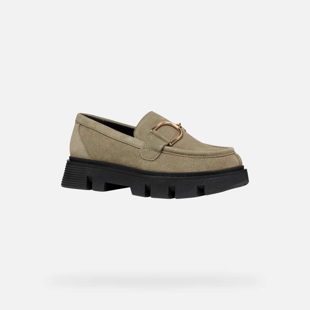 Geox vilde mujer D46UAH00022C3704 Mocasines de cuero Outlet