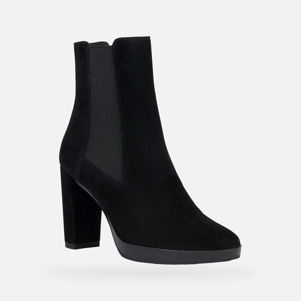 Geox walk pleasure 85 mujer D35TFC00021C9999 Botines de tacón alto Rebajas de fábrica