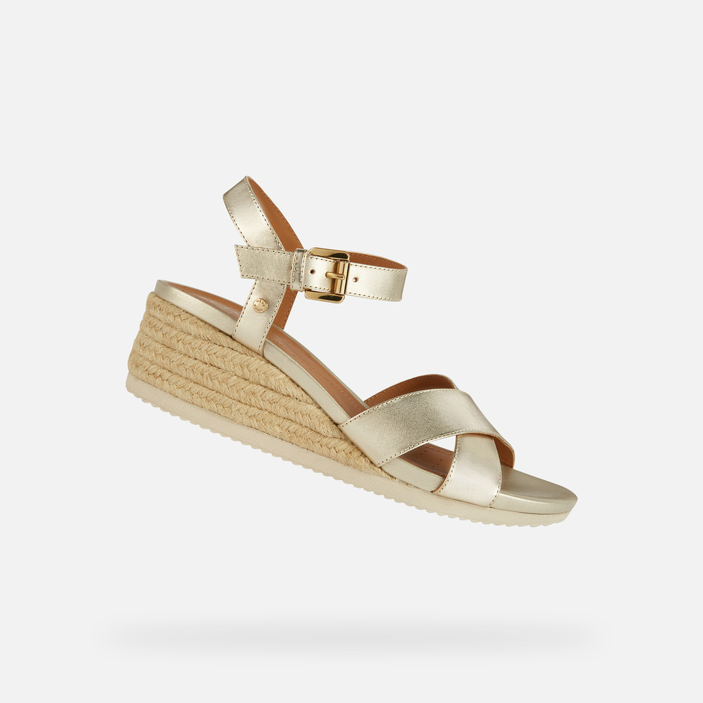 Geox ischia corda mujer D02HHC000CFC2012 Sandalias de cuña