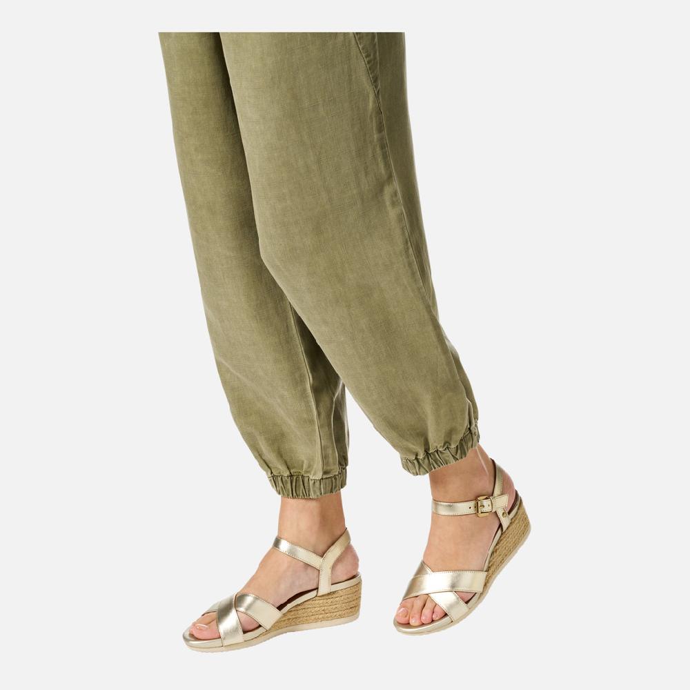 Geox ischia corda mujer D02HHC000CFC2012 Sandalias de cuña Tienda