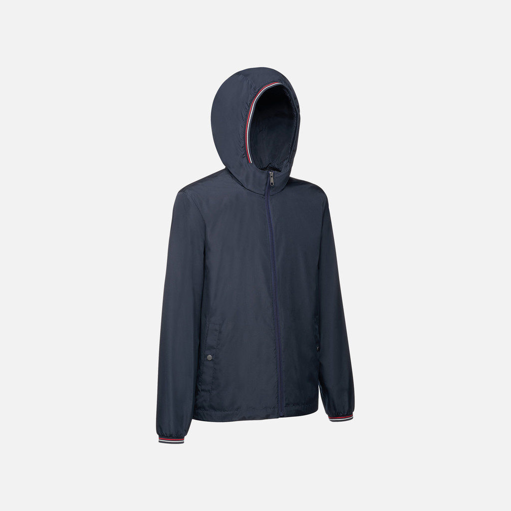 Geox jharrod hombre M5520AT3221F1823 Parka corta Tienda de fábrica