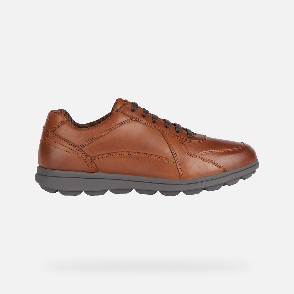 Geox spherica ec12 hombre U45GRA00043C6001 Zapatos de piel Outlet online
