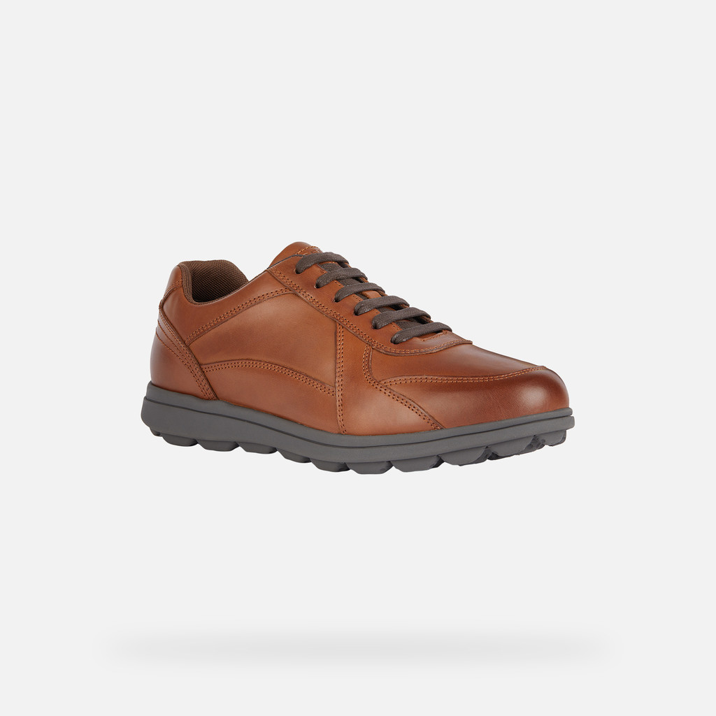 Geox spherica ec12 hombre U45GRA00043C6001 Zapatos de piel Outlet online