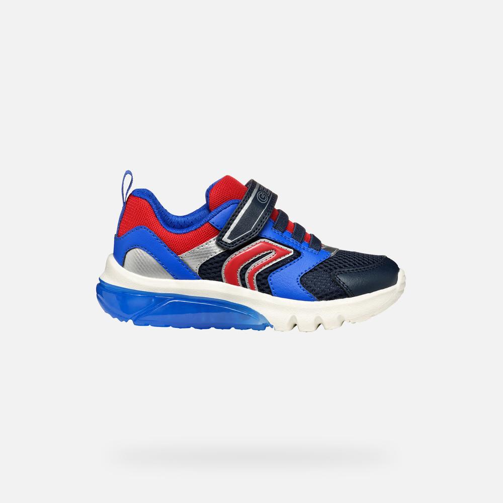 Geox ciberdron niño J45LBC01454C4244 Zapatos con luces Tienda de fábrica