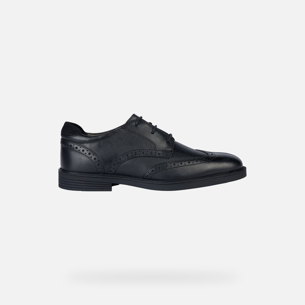 Geox zheeno niño J36LAB00043C9999 Zapatos de piel Ofertas de temporada