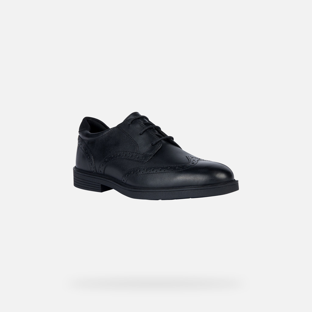 Geox zheeno niño J36LAB00043C9999 Zapatos de piel Ofertas de temporada