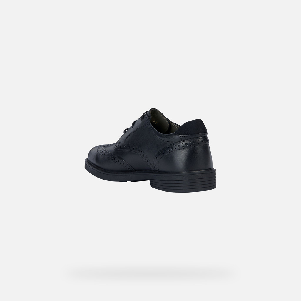 Geox zheeno niño J36LAB00043C9999 Zapatos de piel Ofertas de temporada