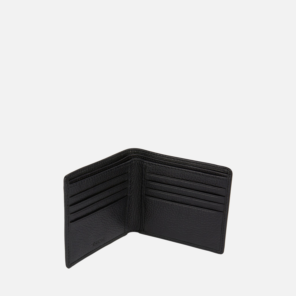 Geox wallet hombre U35JFB00046C9997 Cartera de piel Outlet