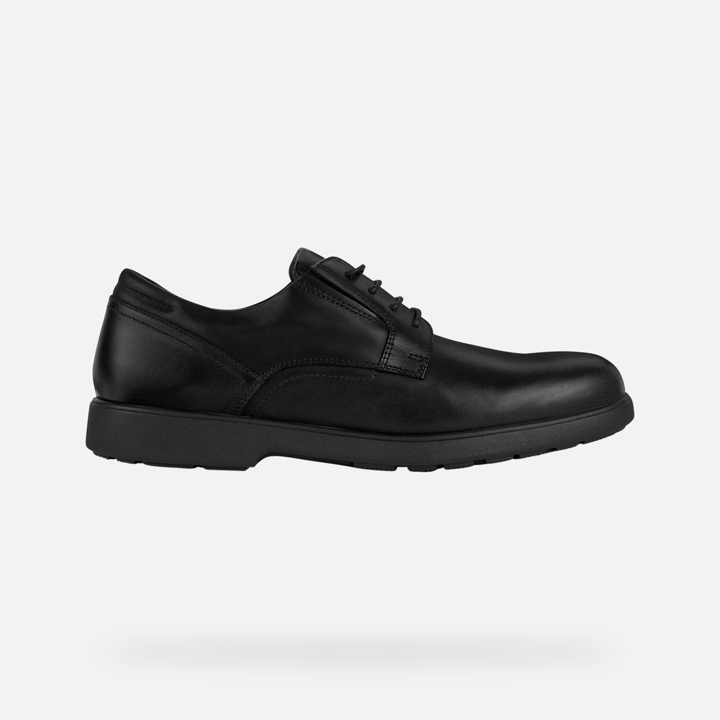 Geox spherica ec11 hombre U35EFA00043C9999 Zapatos de piel Rebajas de fábrica