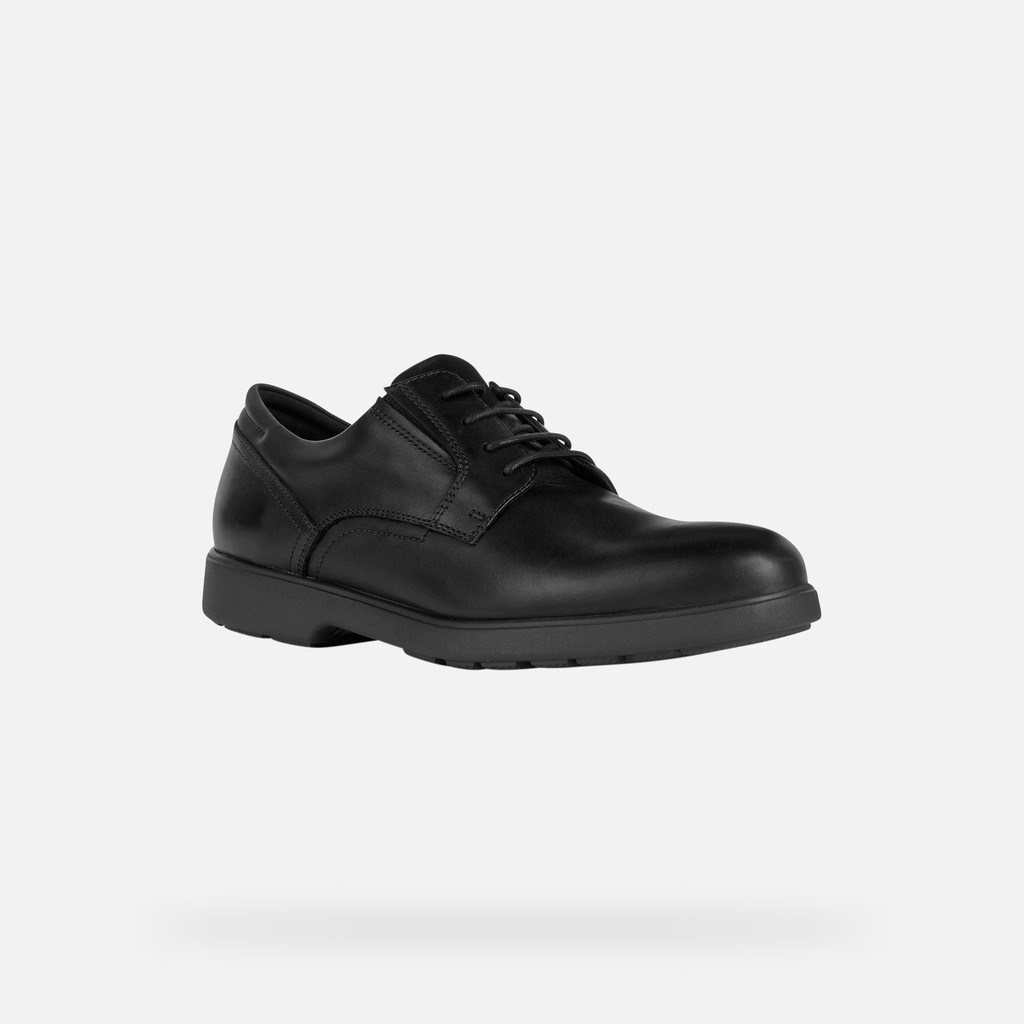 Geox spherica ec11 hombre U35EFA00043C9999 Zapatos de piel Rebajas de fábrica