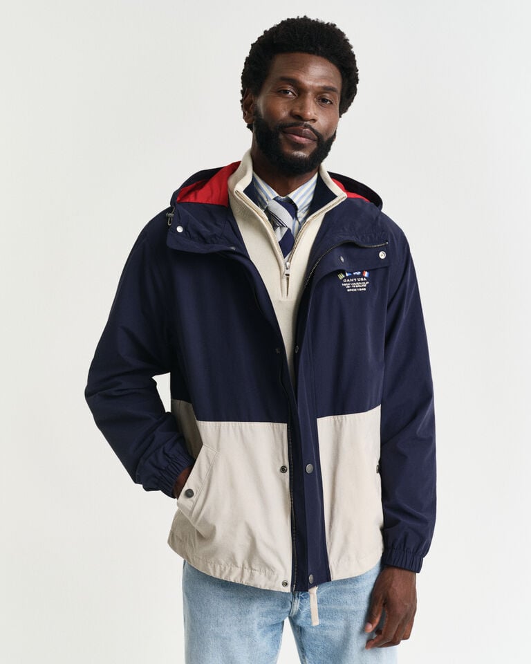 ﻿Gant Chaqueta Windshielder con diseño de bloques