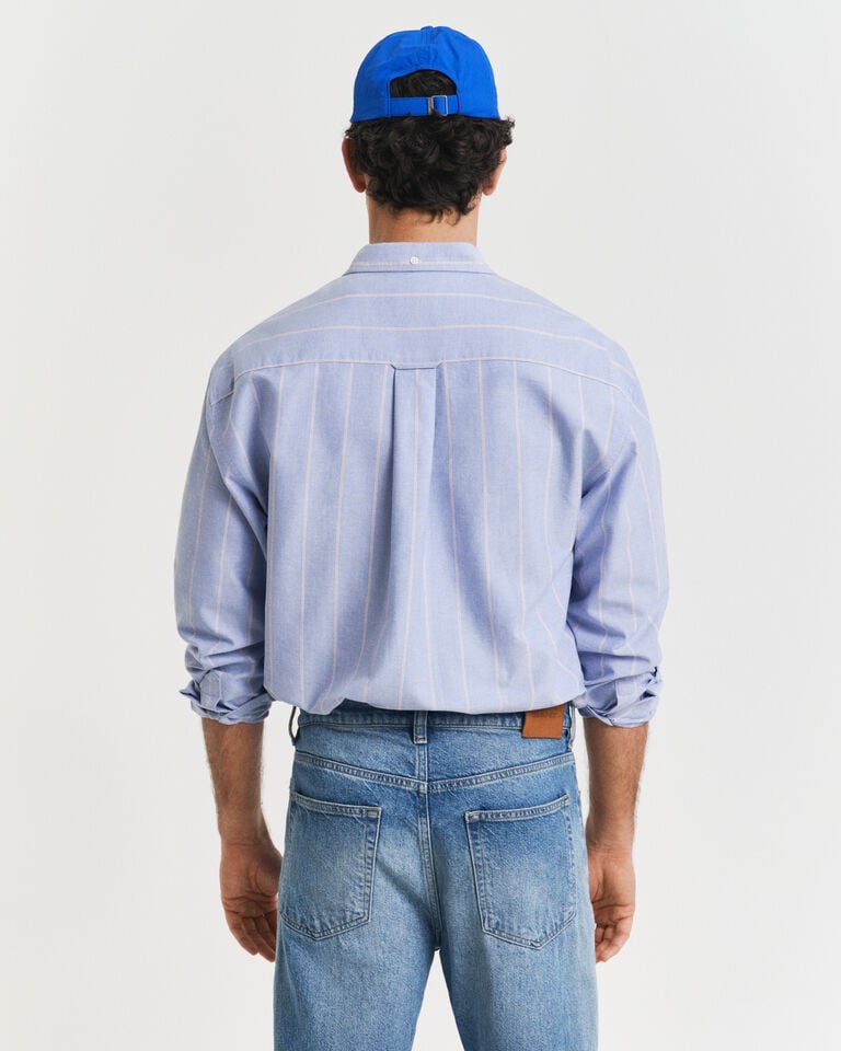 Gant Camisa Oxford Relaxed Fit Heritage a rayas Envío gratis