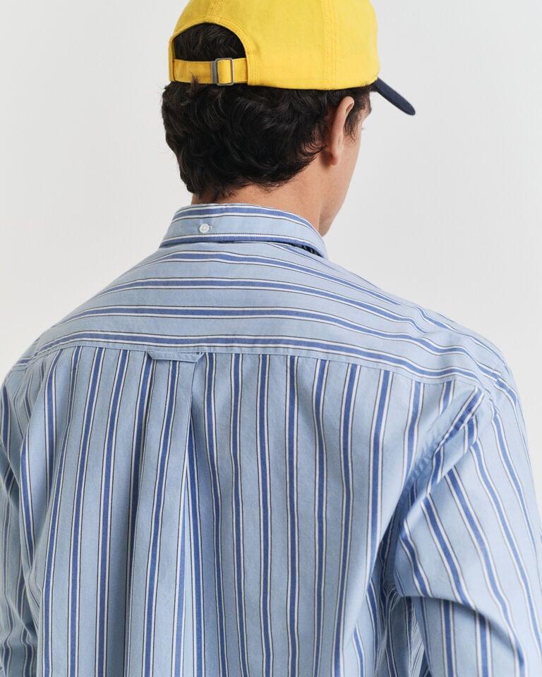 Gant Camisa Relaxed Fit Heritage Poplin a rayas Envío internacional gratuito