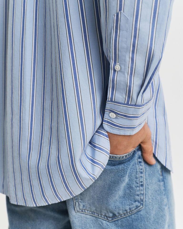 Gant Camisa Relaxed Fit Heritage Poplin a rayas Envío internacional gratuito