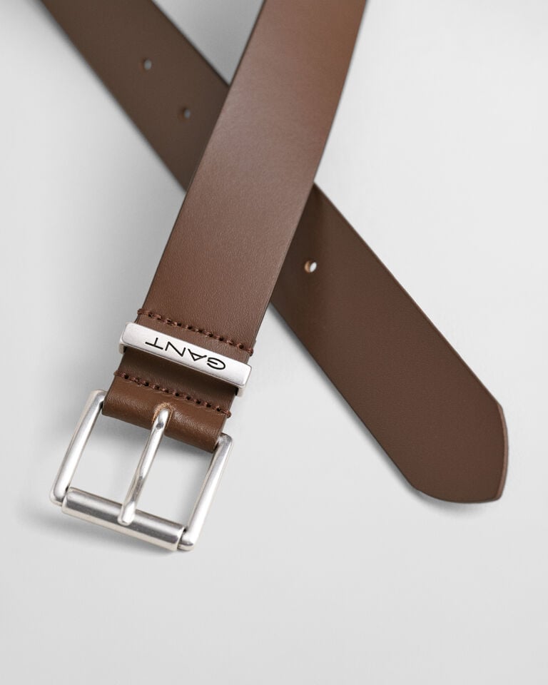 Gant Cinturón de piel Logo Ahorra y exporta