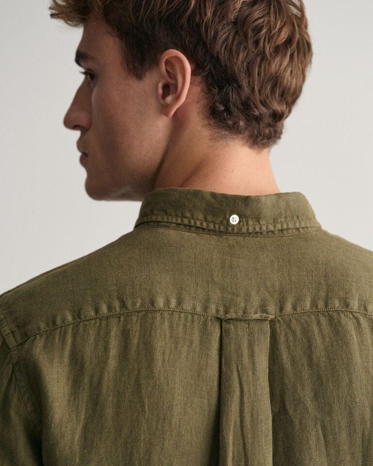 Gant Camisa Regular Fit de lino teñido en prenda Grandes ahorros