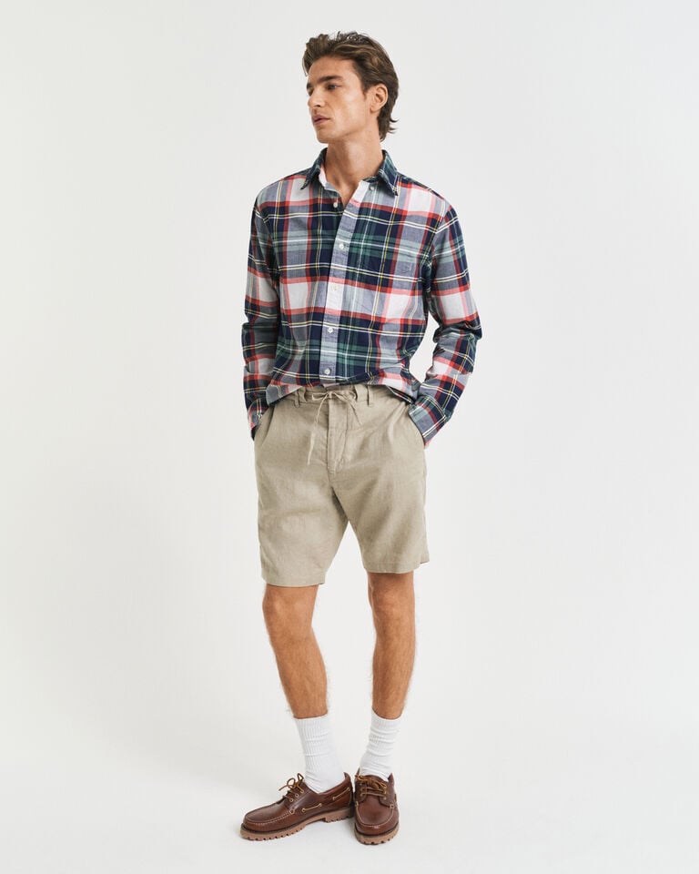 Gant Pantalones cortos Relaxed Fit de lino con cordón ajustable