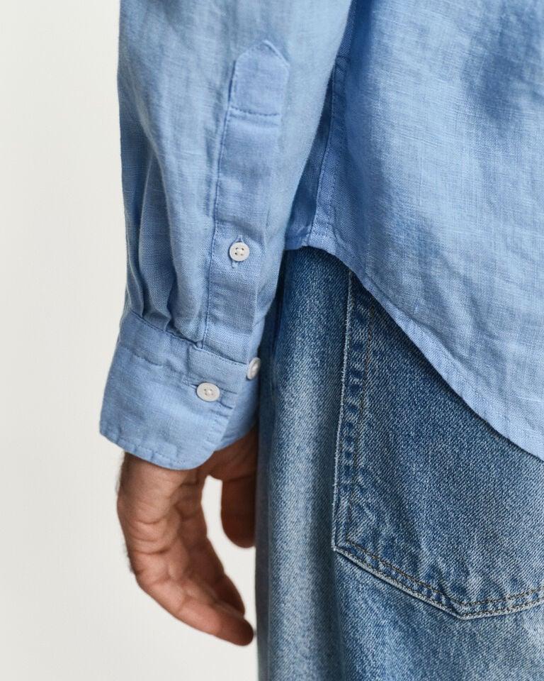 Gant Camisa Regular Fit de lino teñido en prenda Precio ultrabajo