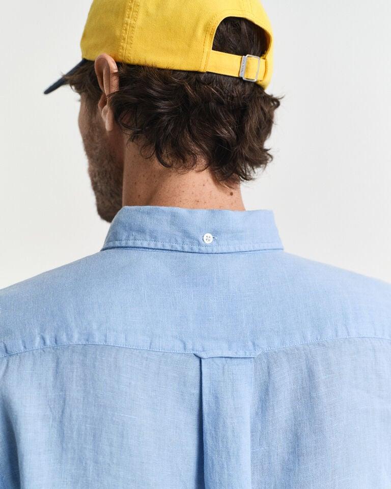Gant Camisa Regular Fit de lino teñido en prenda Precio ultrabajo
