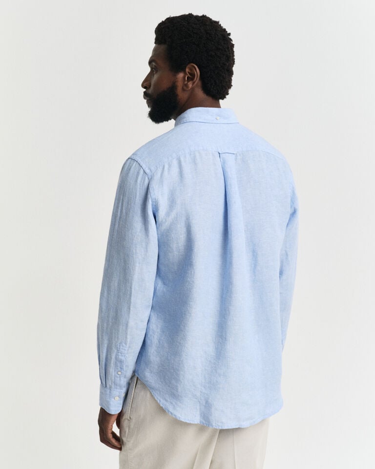 Gant Camisa Regular Fit de lino Ofertas