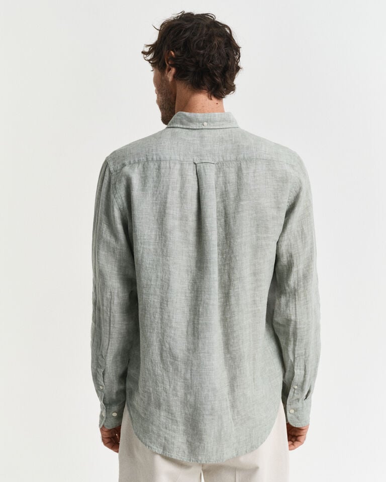Gant Camisa Regular Fit de lino Gran oferta