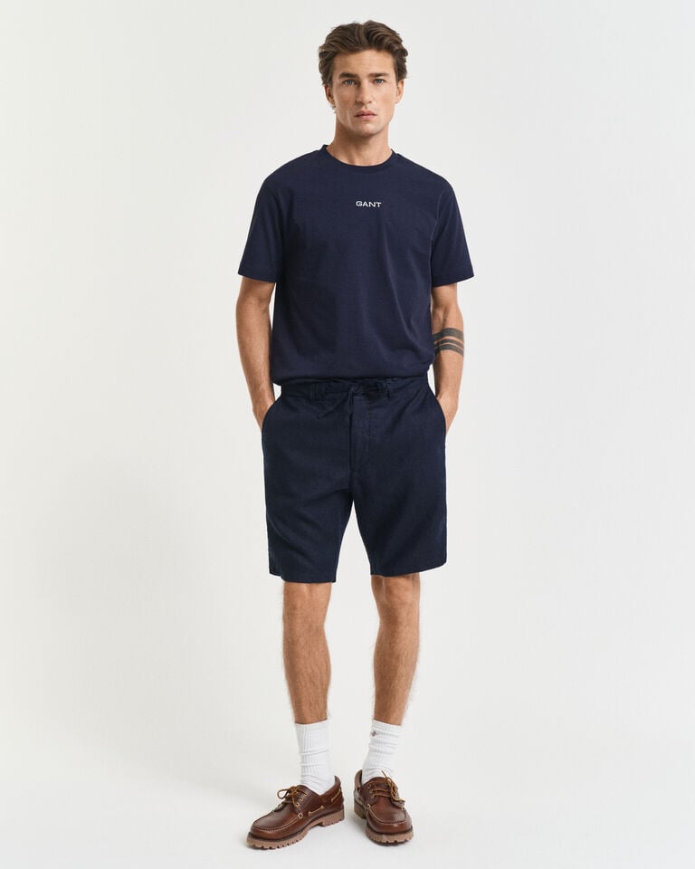 Gant Pantalones cortos Relaxed Fit de lino con cordón ajustable
