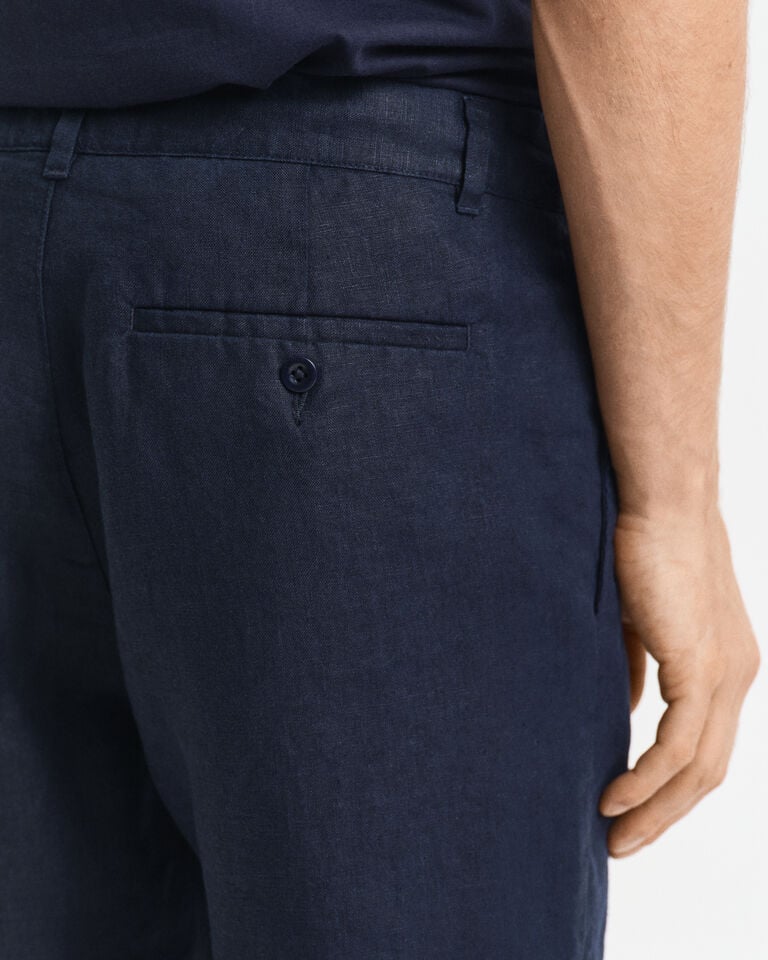 Gant Pantalones cortos Relaxed Fit de lino con cordón ajustable Rebajas de fábrica