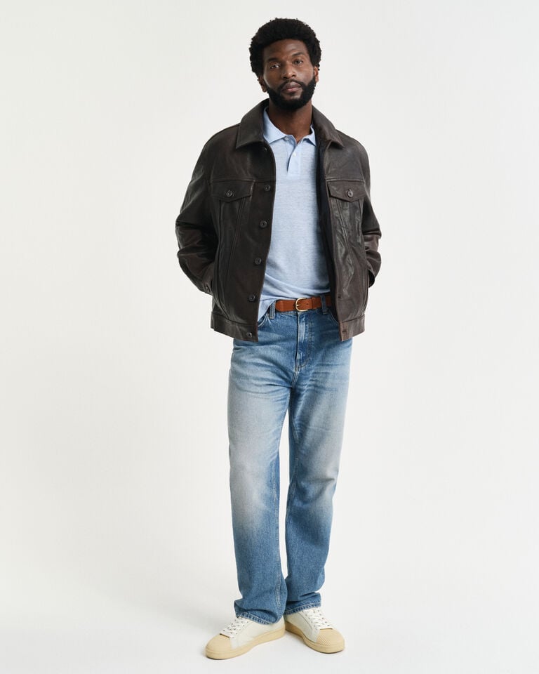 Gant Polo de lino Descuento