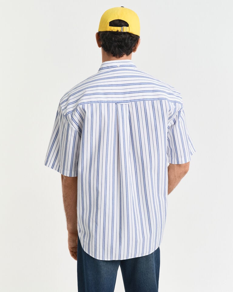 Gant Camisa Relaxed Fit Heritage Poplin de manga corta Grandes descuentos