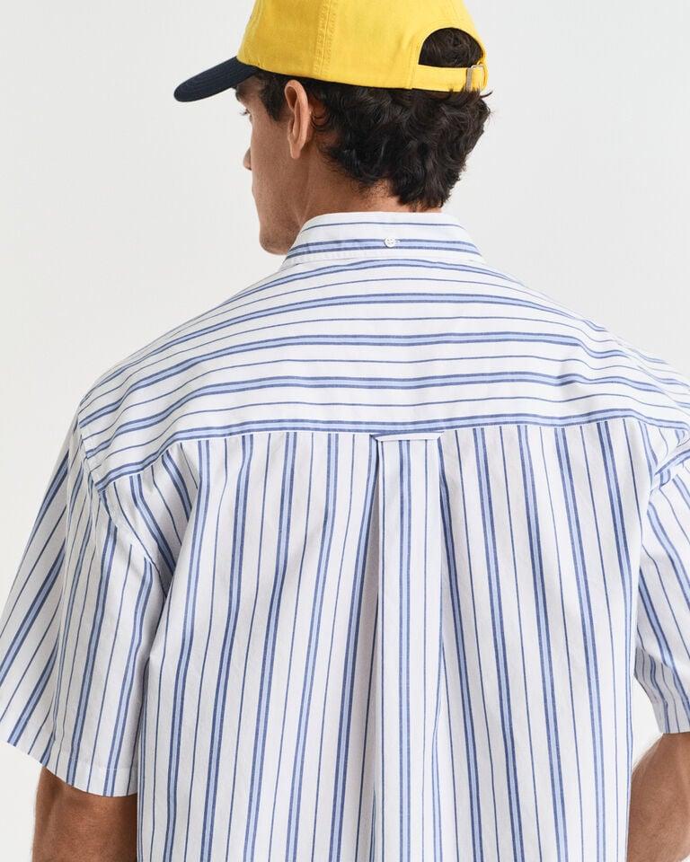 Gant Camisa Relaxed Fit Heritage Poplin de manga corta Grandes descuentos