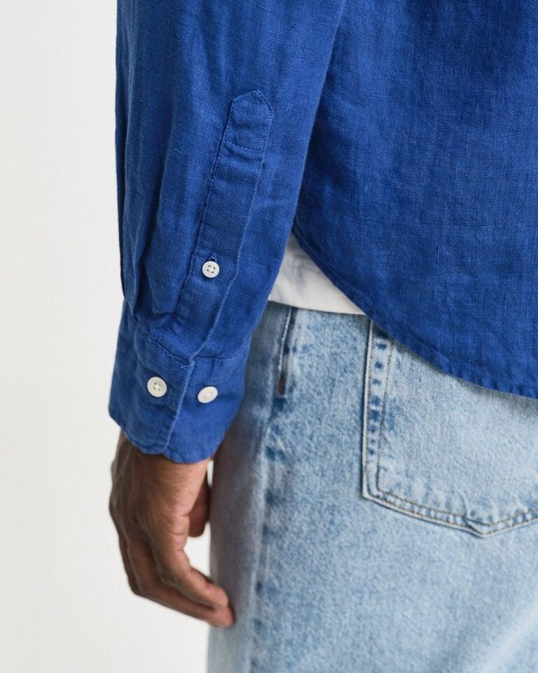 Gant Camisa Regular Fit de lino teñido en prenda Liquidación