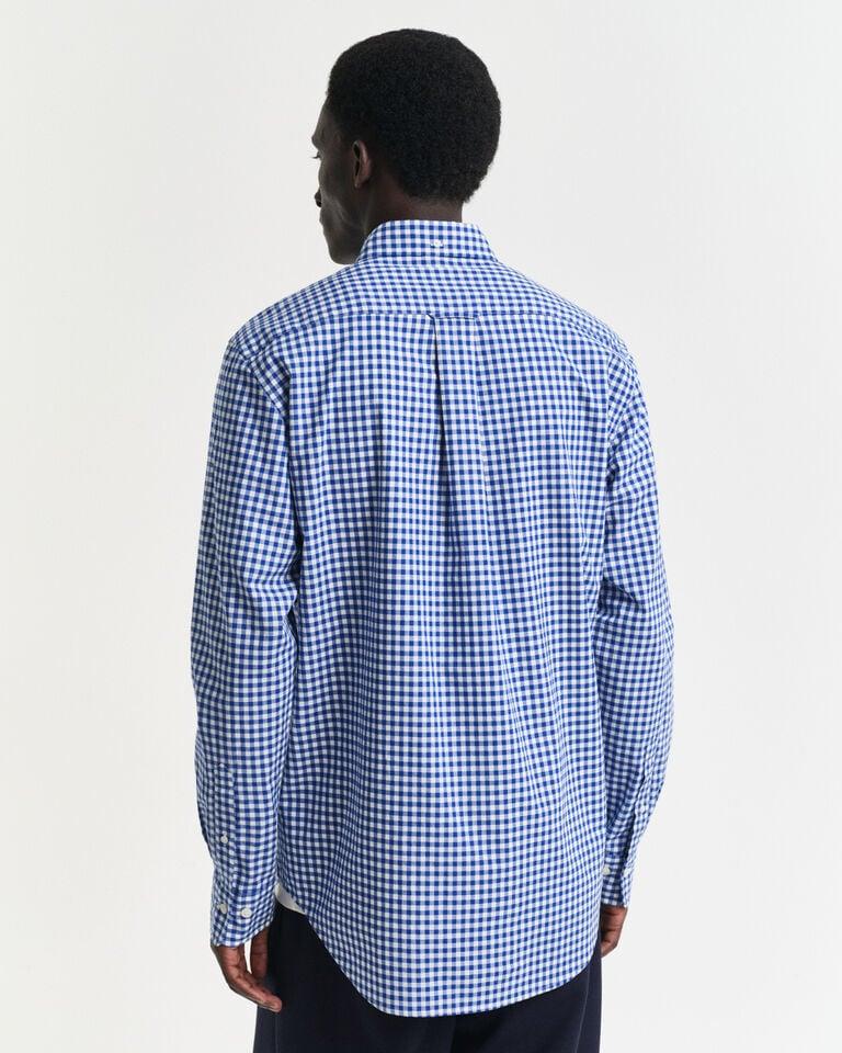 Gant Camisa de popelina clásica de cuadros Vichy Regular Fit Descuentos del mes