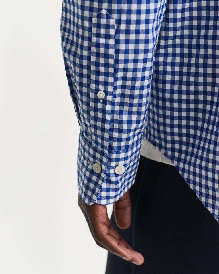 Gant Camisa de popelina clásica de cuadros Vichy Regular Fit Descuentos del mes